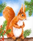 Пин содержит это изображение: Orange squirrel